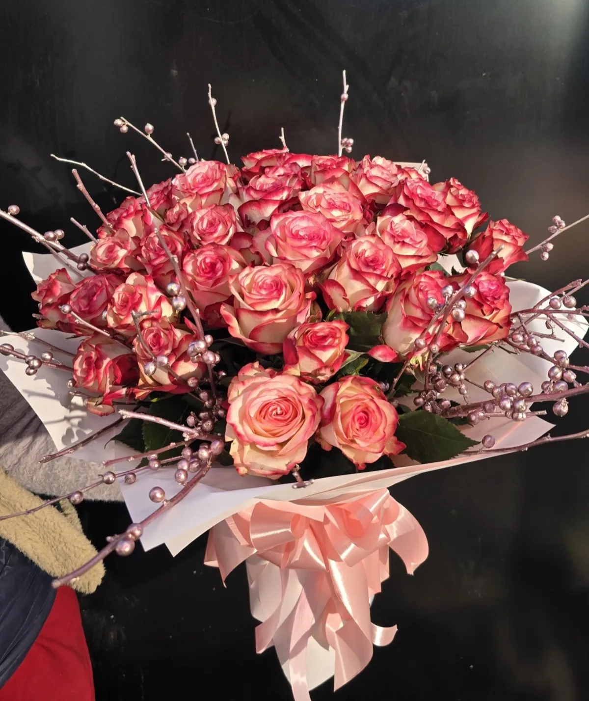 Bukiet różowych róż — Kwiaciarnia Bukieteria Gorzów